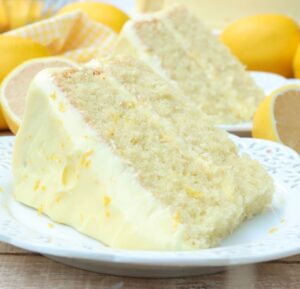 LEMON VELVET CAKE + LEMON CREAM CHEESE FROSTING - Recipes