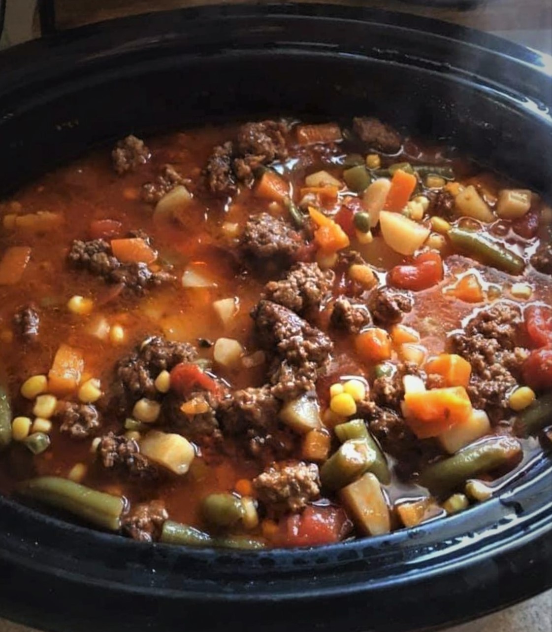 Hearty Crockpot Cowboy Soup - Recipes