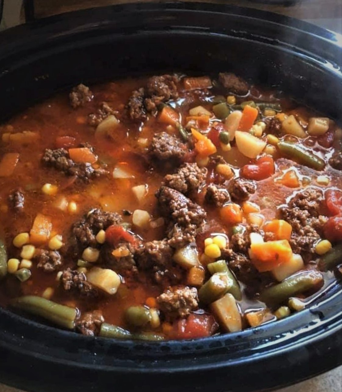 Hearty Crockpot Cowboy Soup - Recipes