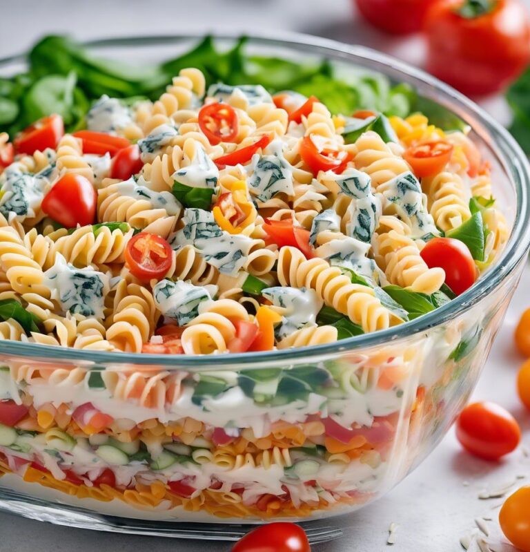 Layered Pasta Salad - Recipes