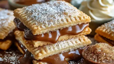 Delicious Brown Sugar Pop Tart Cookies with a sweet icing drizzle
