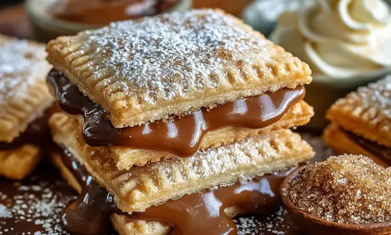 Delicious Brown Sugar Pop Tart Cookies with a sweet icing drizzle