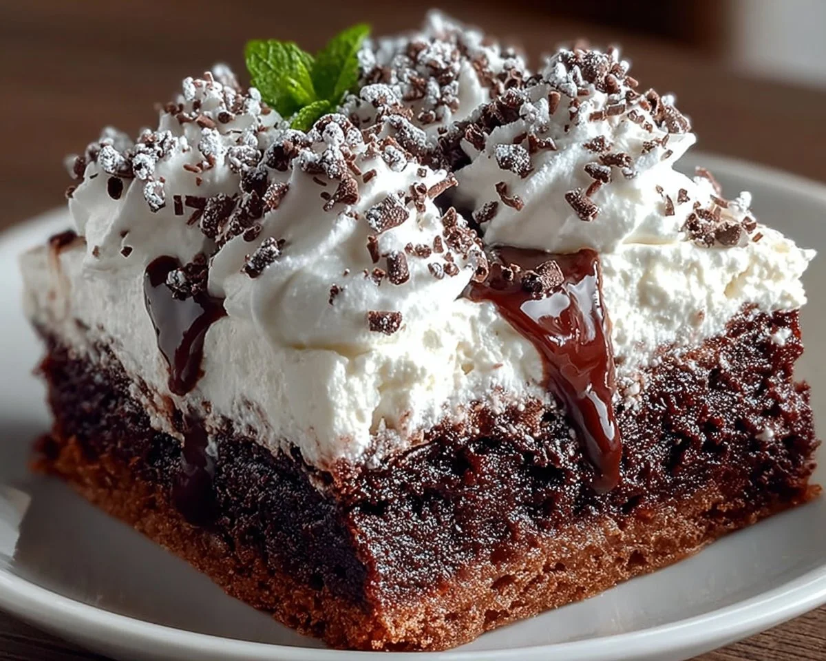 Brownie Refrigerator Cake