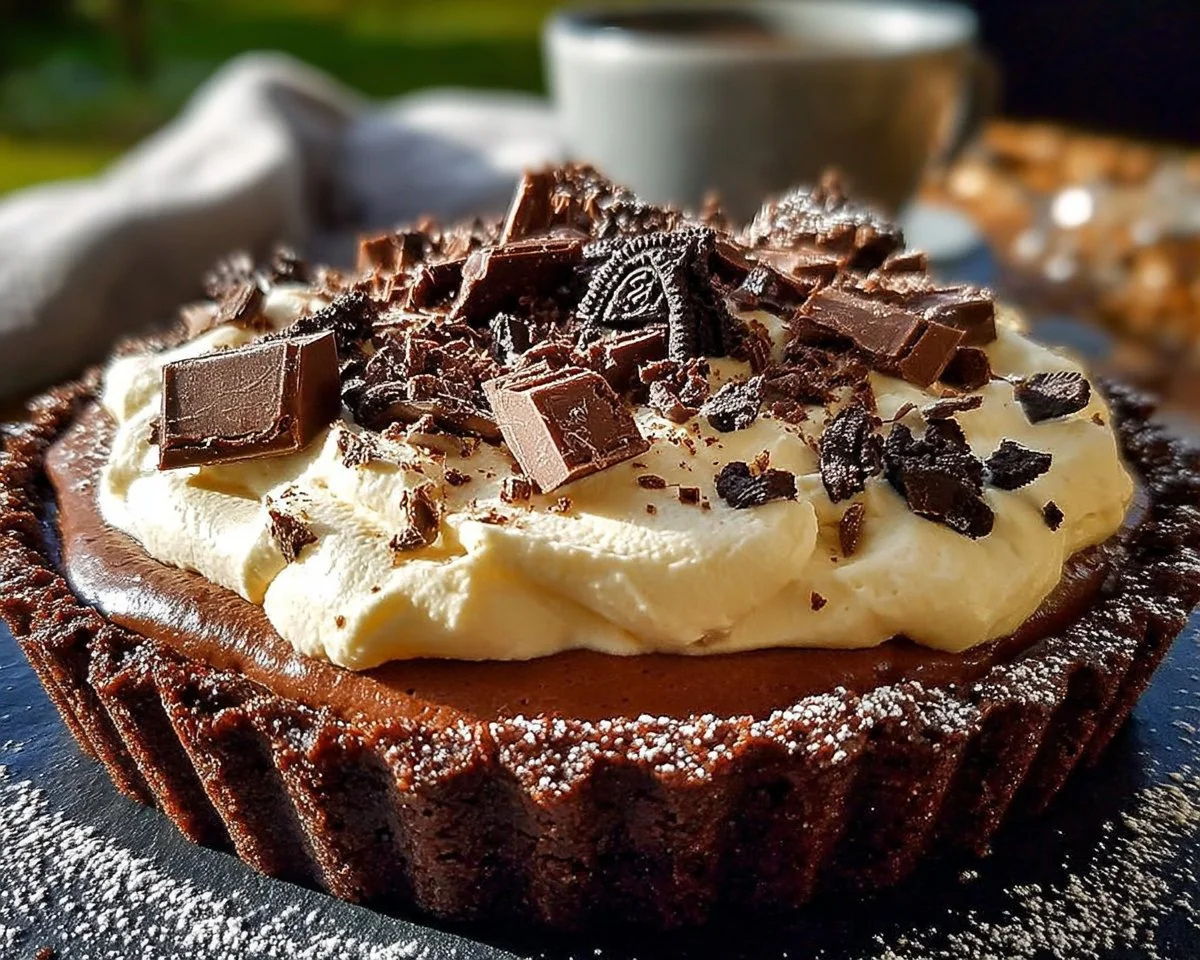 Cadbury Flake Mousse Tart