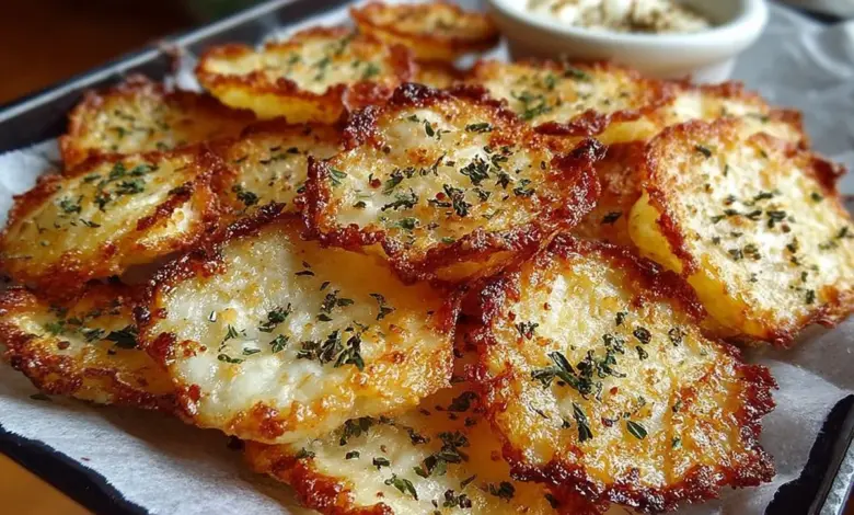Healthy cottage cheese chips served in a bowl for a nutritious snack