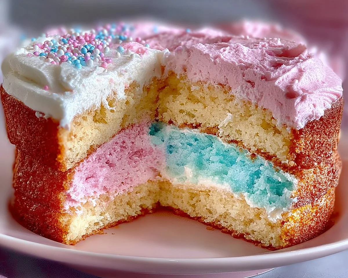 Cotton Candy Cake