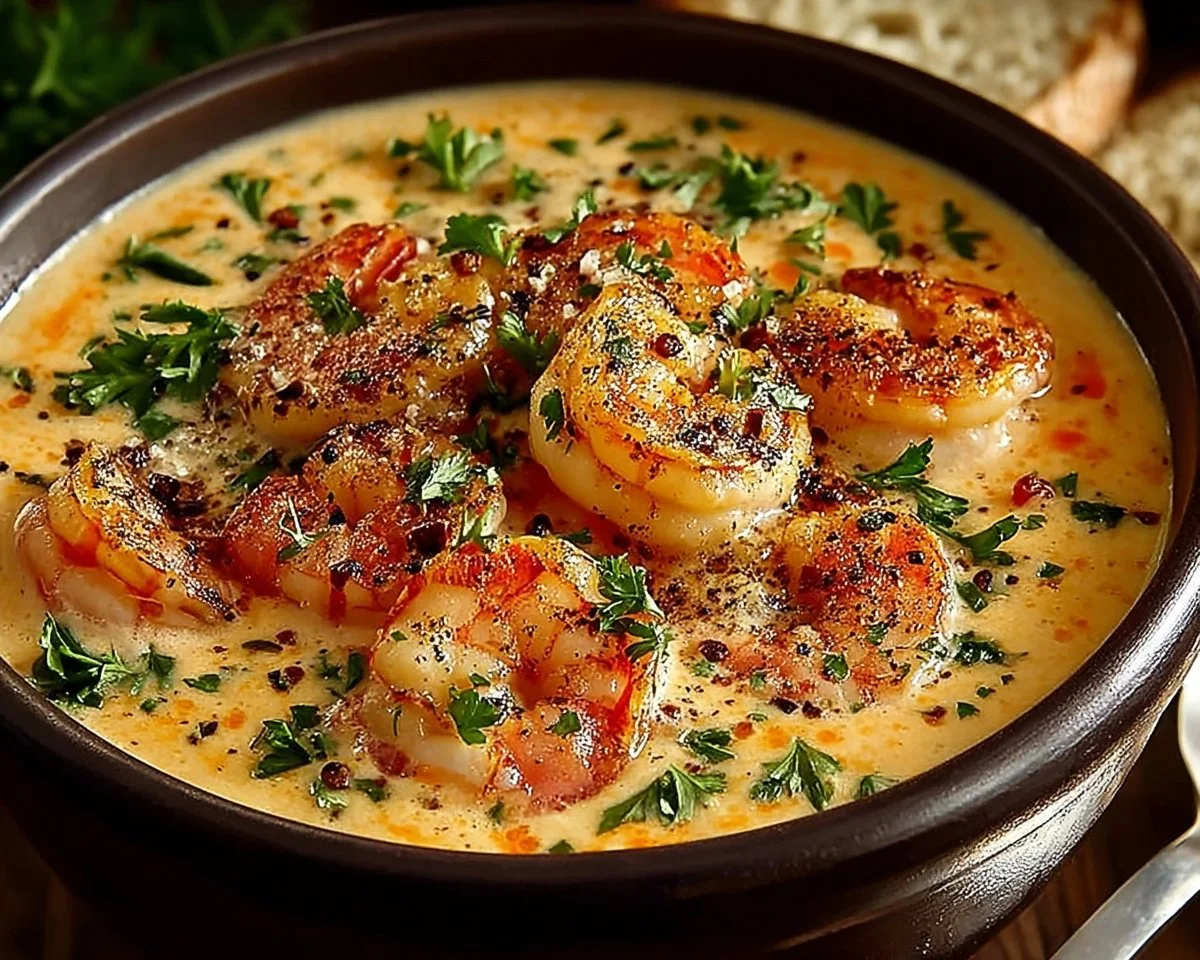 Creamy Crab and Shrimp Seafood Bisque