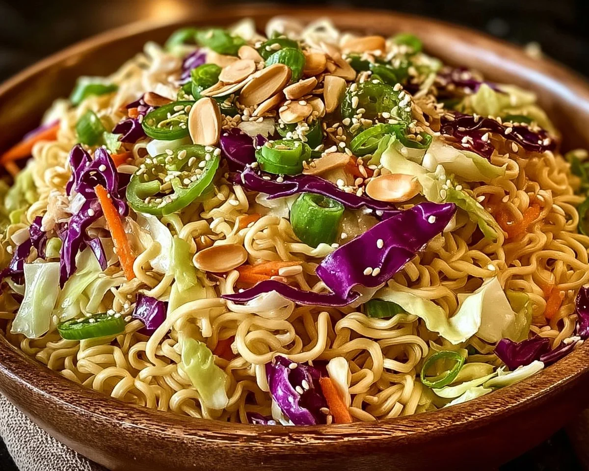 Crunchy Asian Ramen Noodle Salad