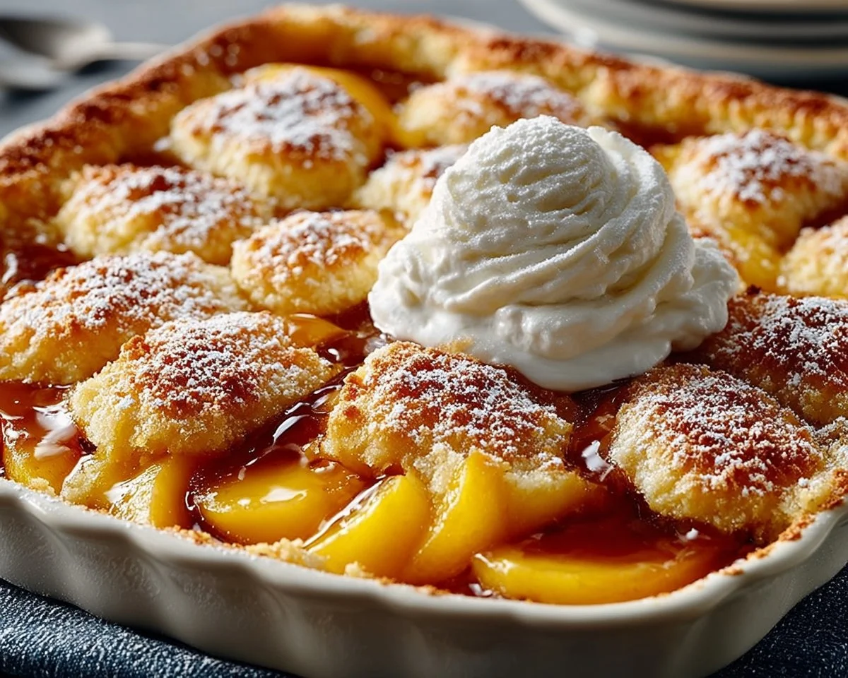 Easy Peach Cobbler