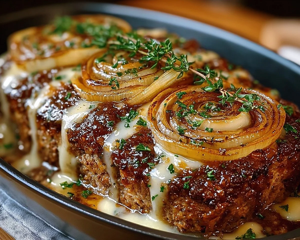 French Onion Meatloaf