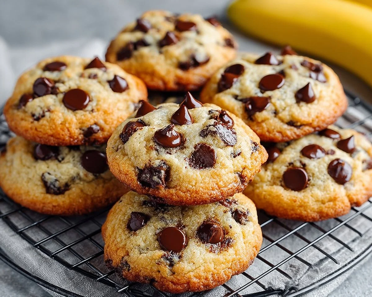 Mouthwatering Banana Chocolate Chip Cookies