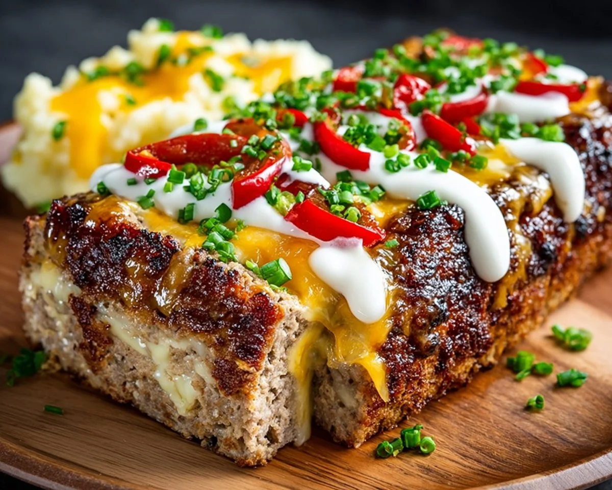 Philly Cheesesteak Meatloaf