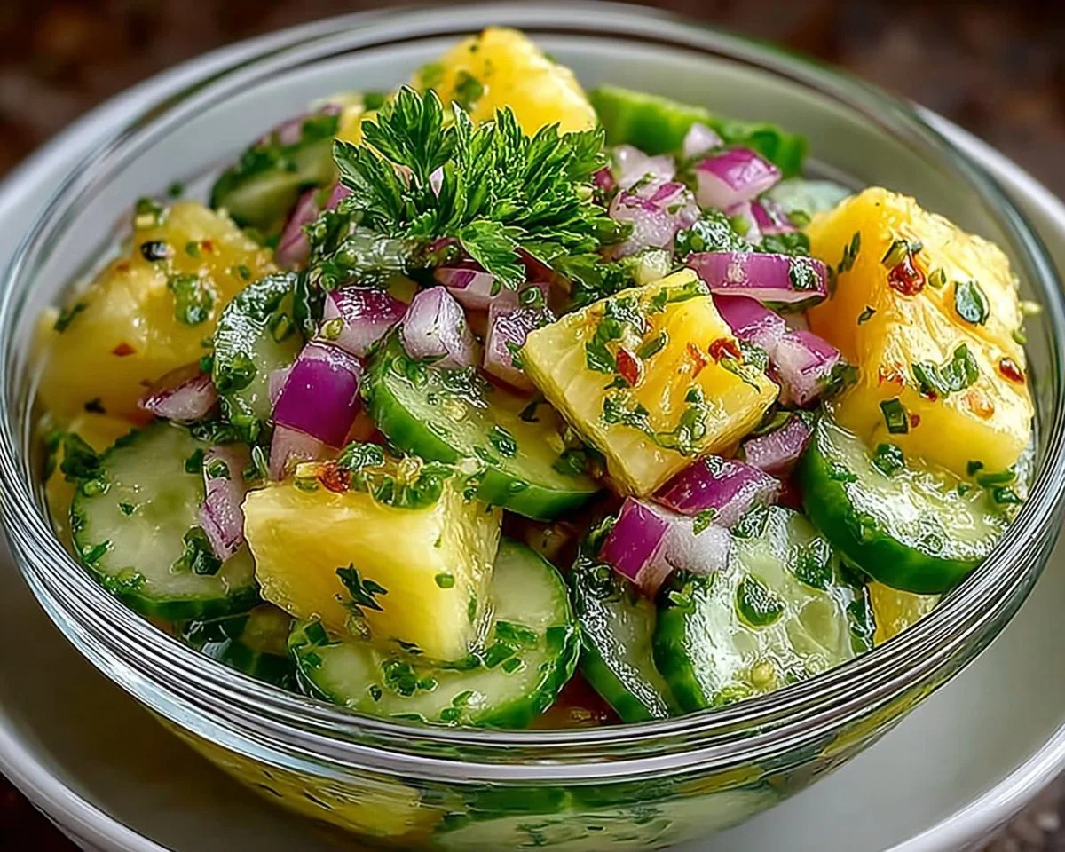 Pineapple Cucumber Salad