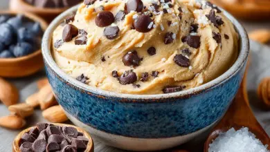 Delicious Protein Cookie Dough loaded with nutrients for a healthy snack