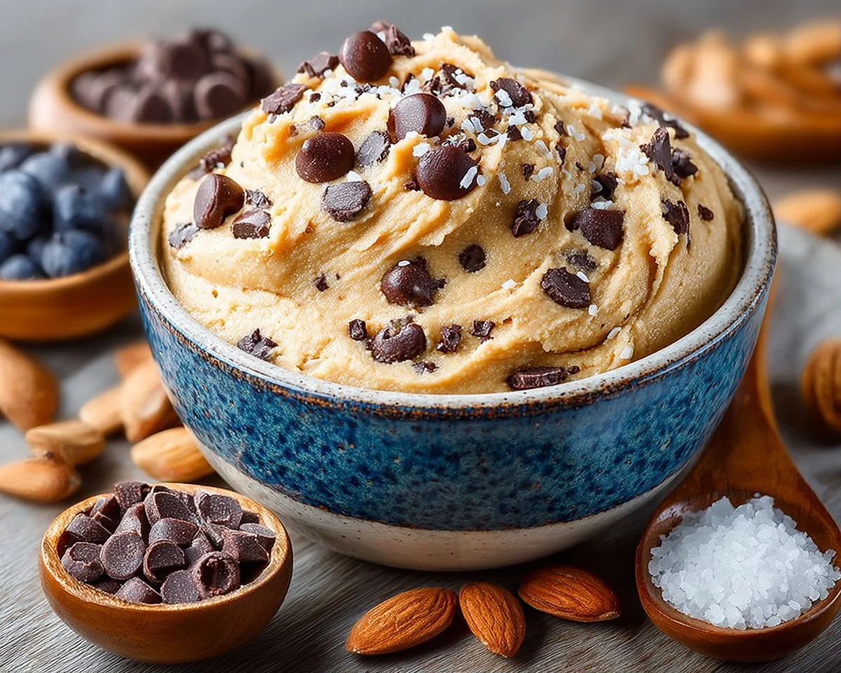 Delicious Protein Cookie Dough loaded with nutrients for a healthy snack