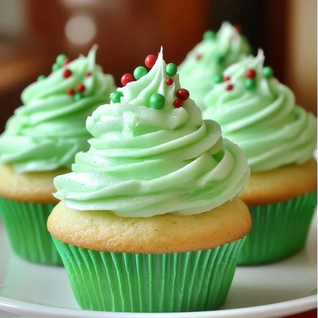 Shamrock Shake Cupcakes