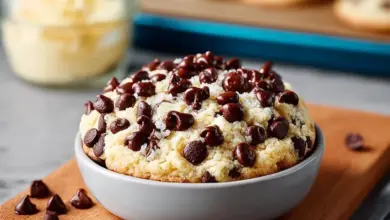 Freshly baked small batch chocolate chip cookies on a cooling rack