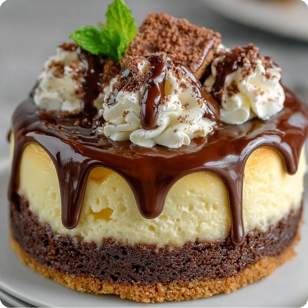 Boston Cream Pie Cheesecake