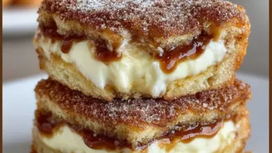 Delicious Churro Cheesecake Bars with cinnamon topping