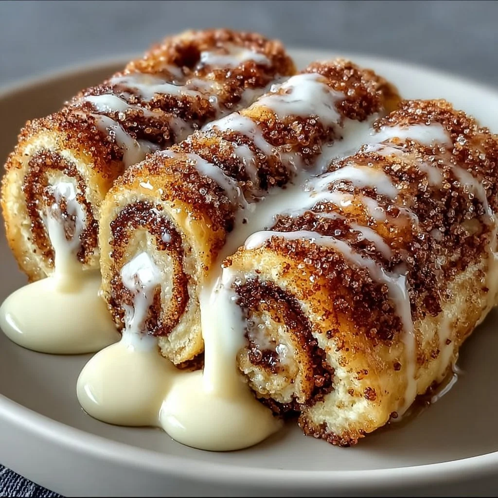 Cinnamon Roll French Toast Roll-Ups