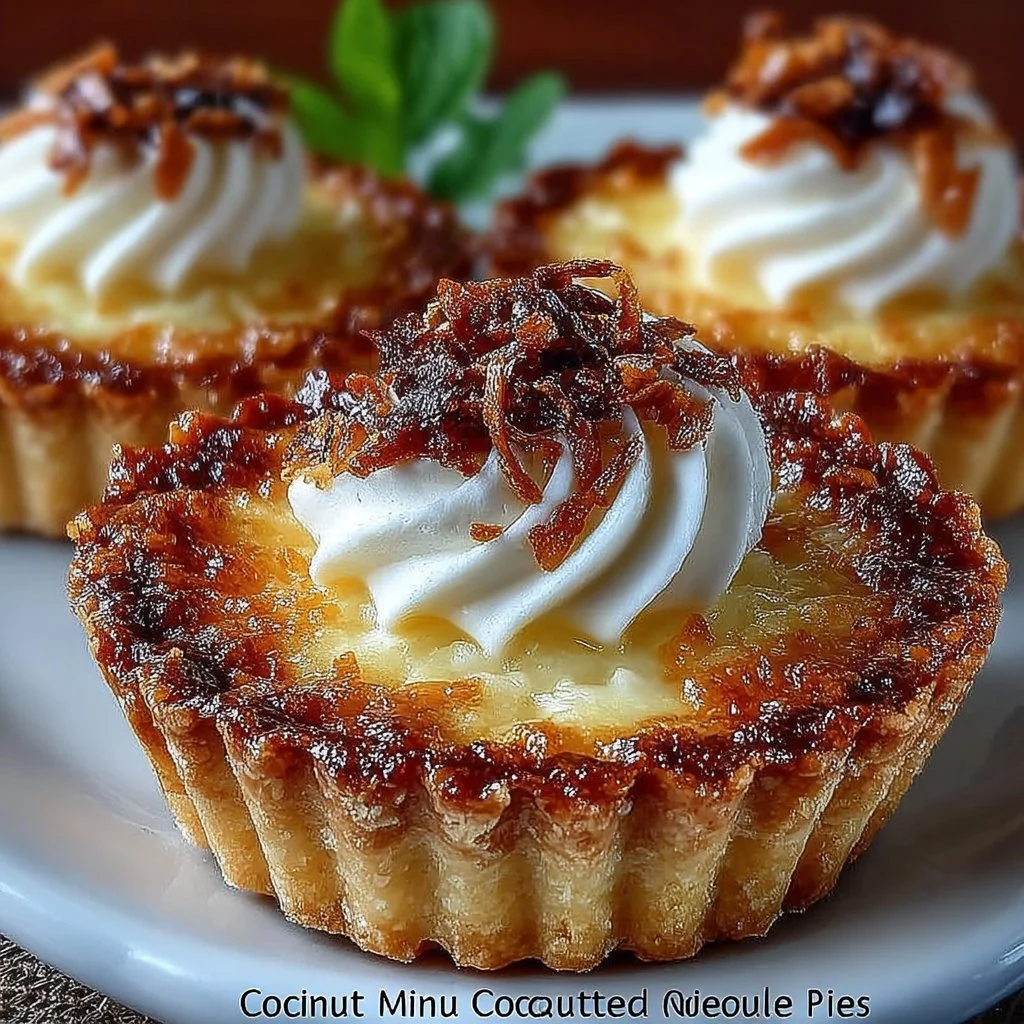 Mini Coconut Cream Pies