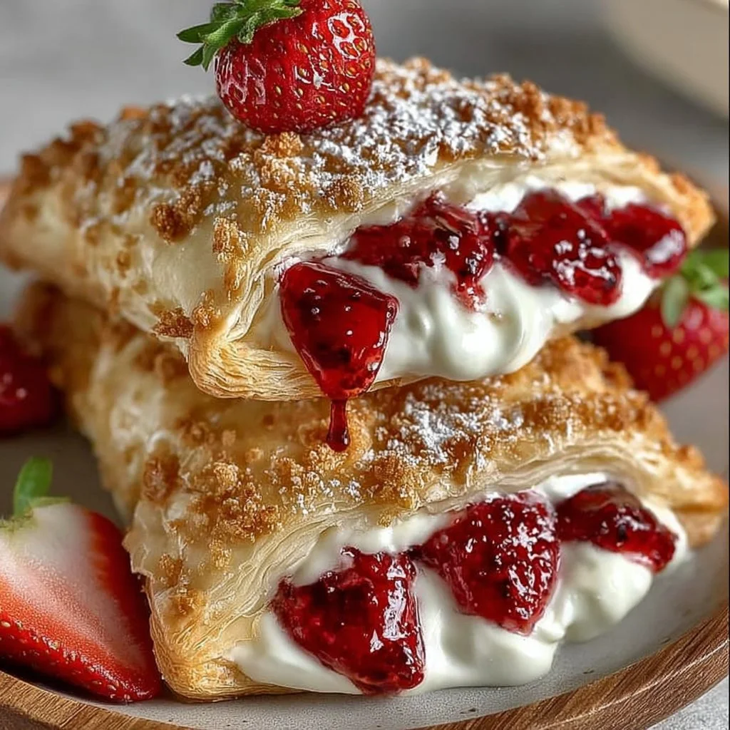 Strawberry Cheesecake Turnovers