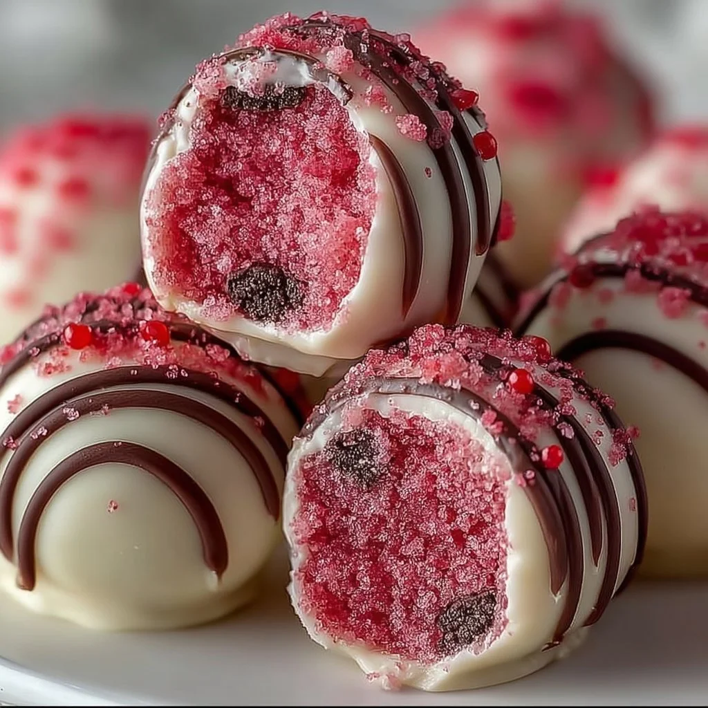 Strawberry Shortcake Oreo Balls