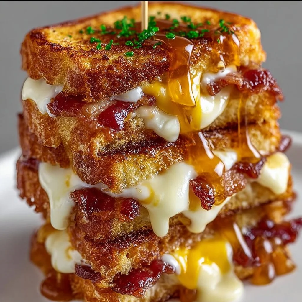 Bacon-Wrapped Grilled Cheese Fingers