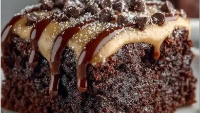 Delicious Baileys Irish Cream Brownies with a rich chocolate flavor