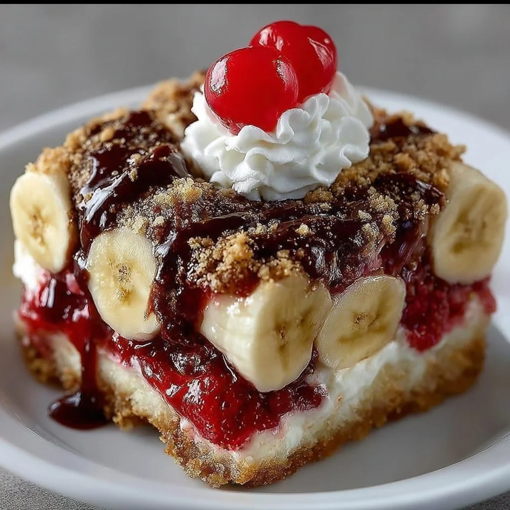 Banana Split Dump Cake
