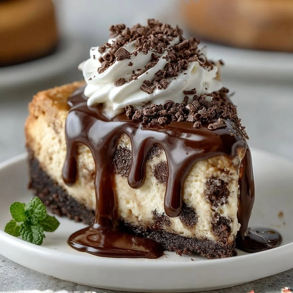 Boston Chocolate Cream Pie Cheesecake