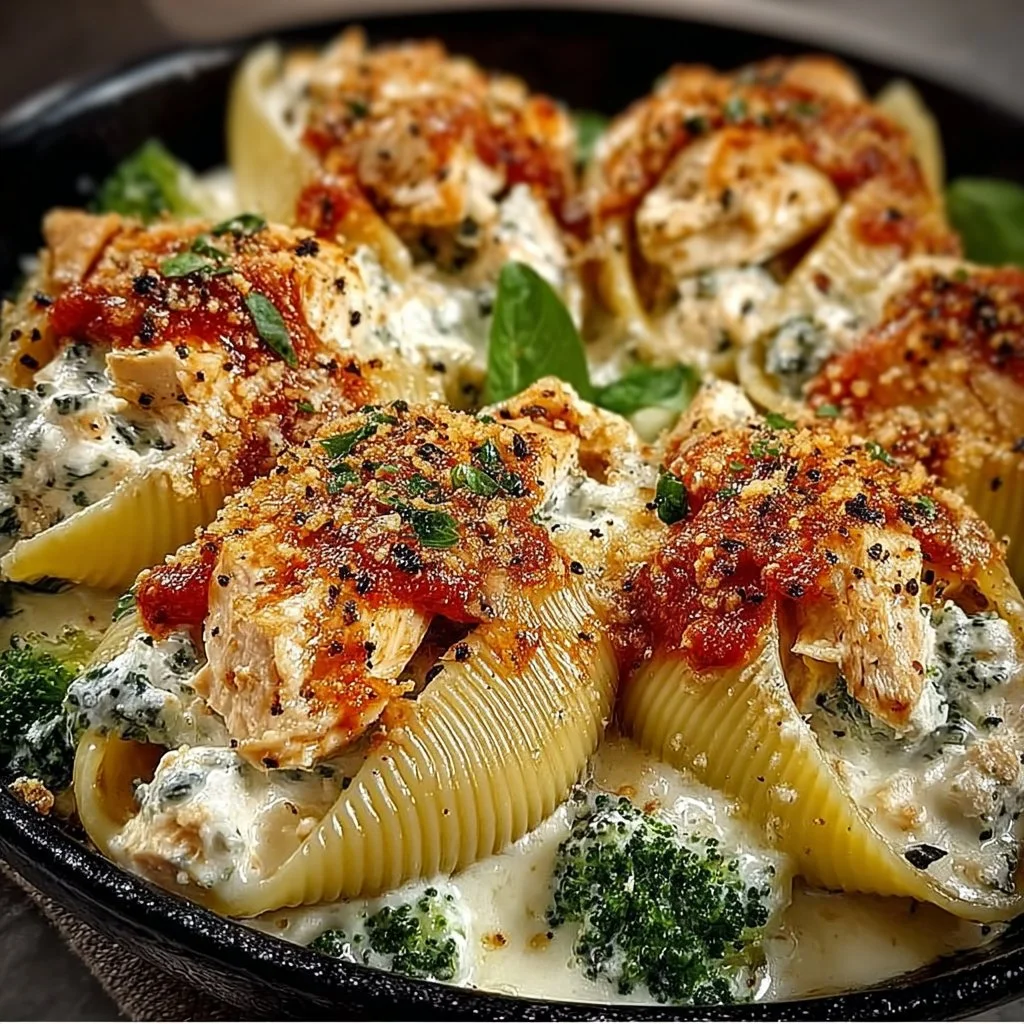 Cheesy Chicken Shells