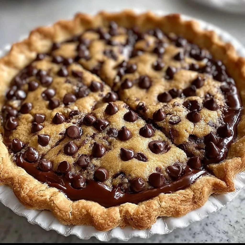 Chocolate Chip Cookie Pie