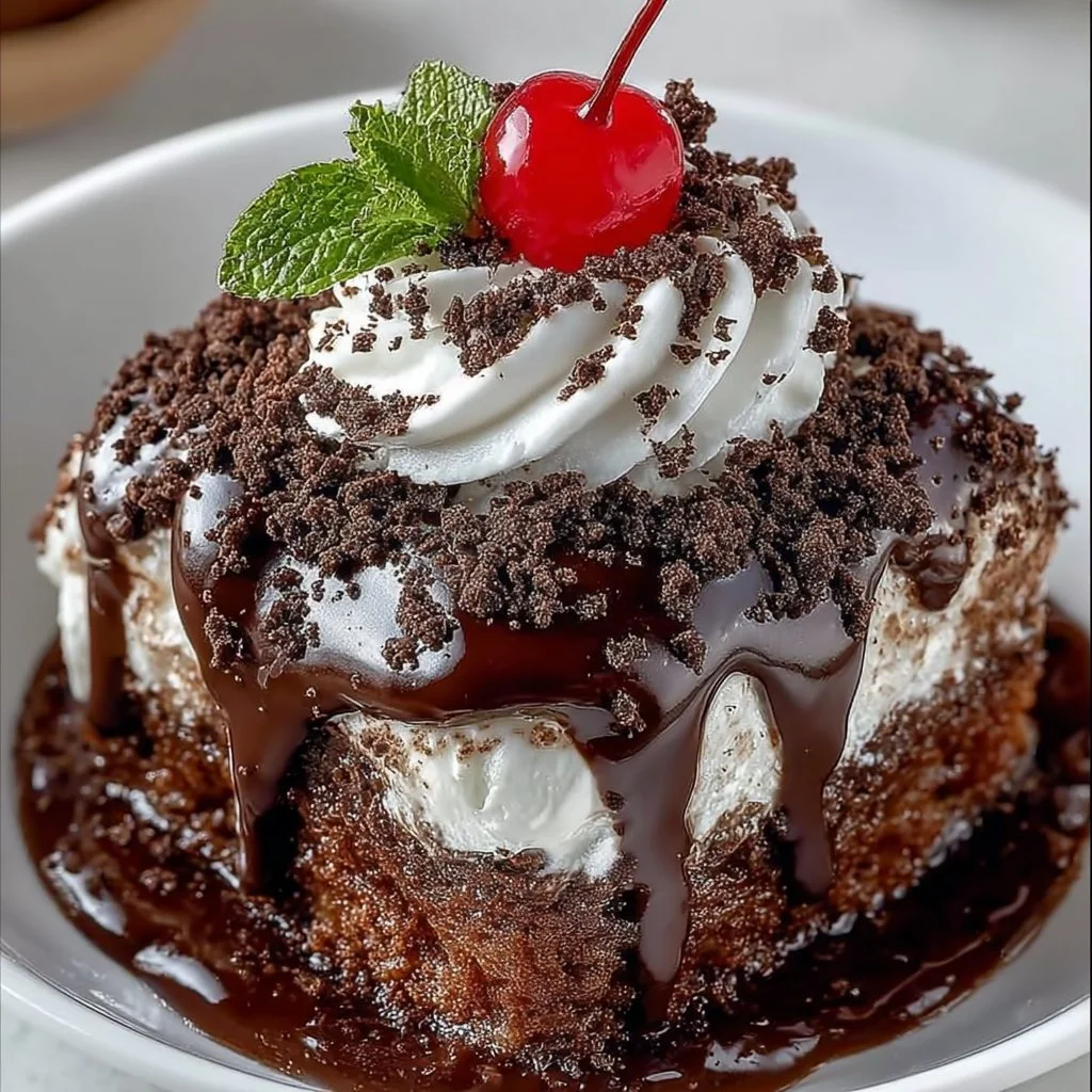 Death by Chocolate Poke Cake