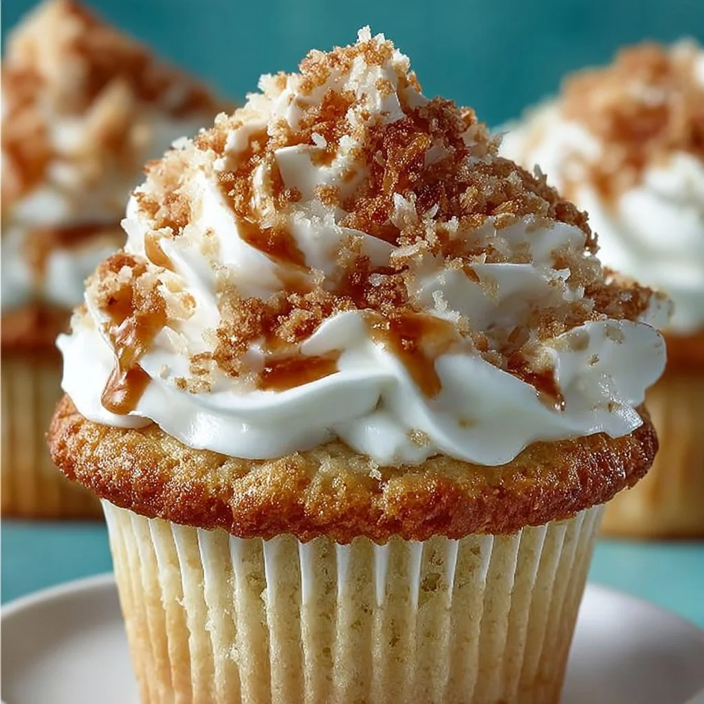 Delicious Coconut Cream Pie Cupcakes