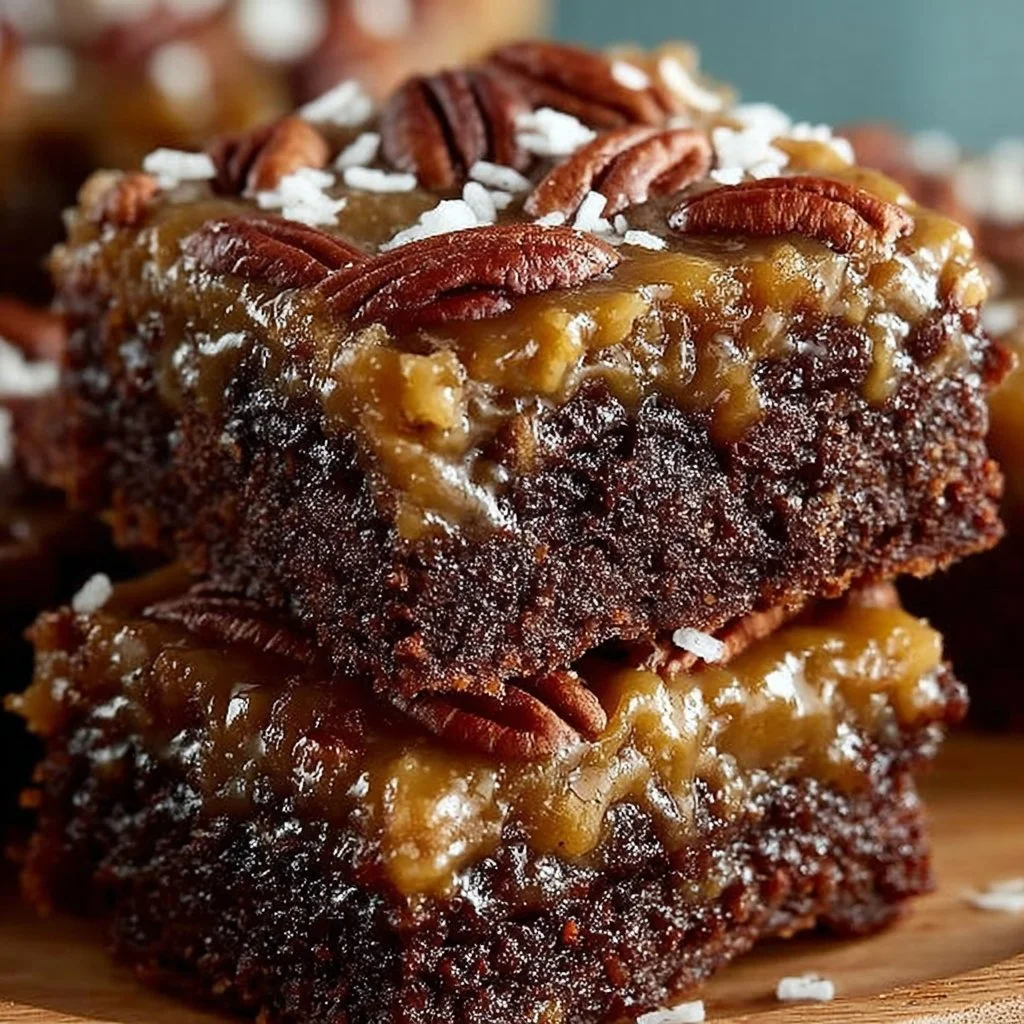 German Chocolate Pecan Brownies