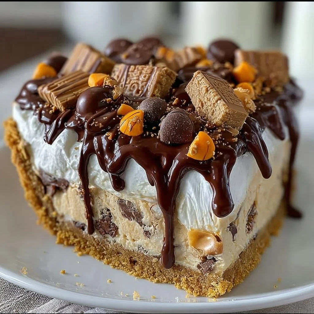 Giant Reese’s Peanut Butter Cup Pie