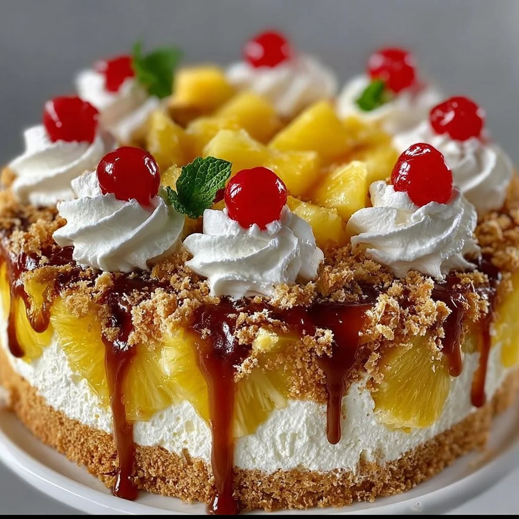 Juicy Pineapple Heaven Cake