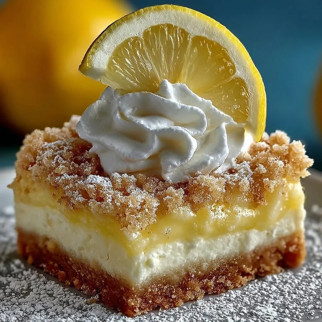 Lazy Day Lemon Cream Pie Bars