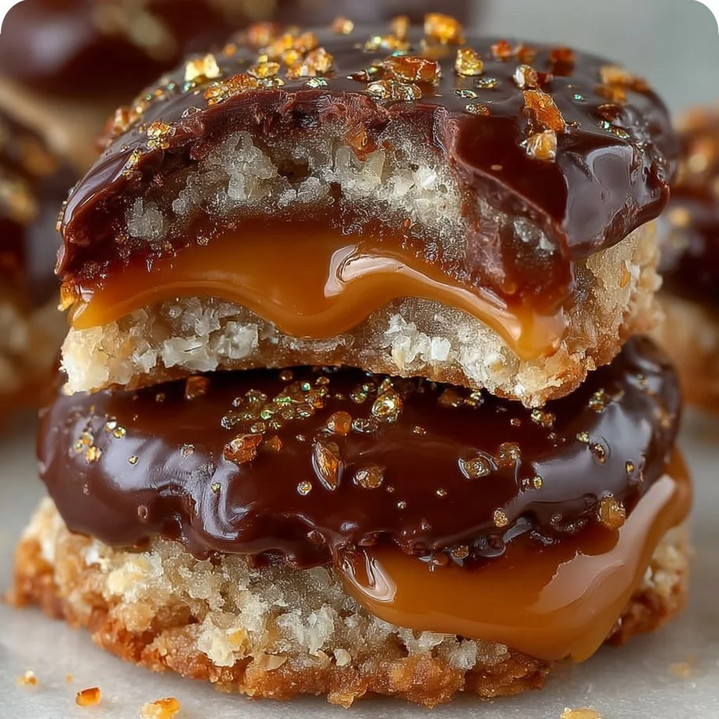 Delicious Milky Way No-Bake Cookies ready to enjoy