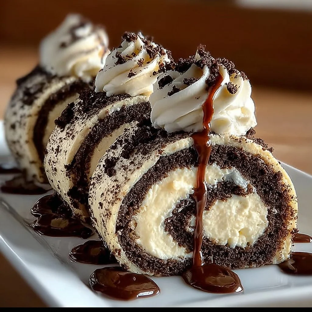 Oreo Cream Cheese Cheesecake Sushi Roll