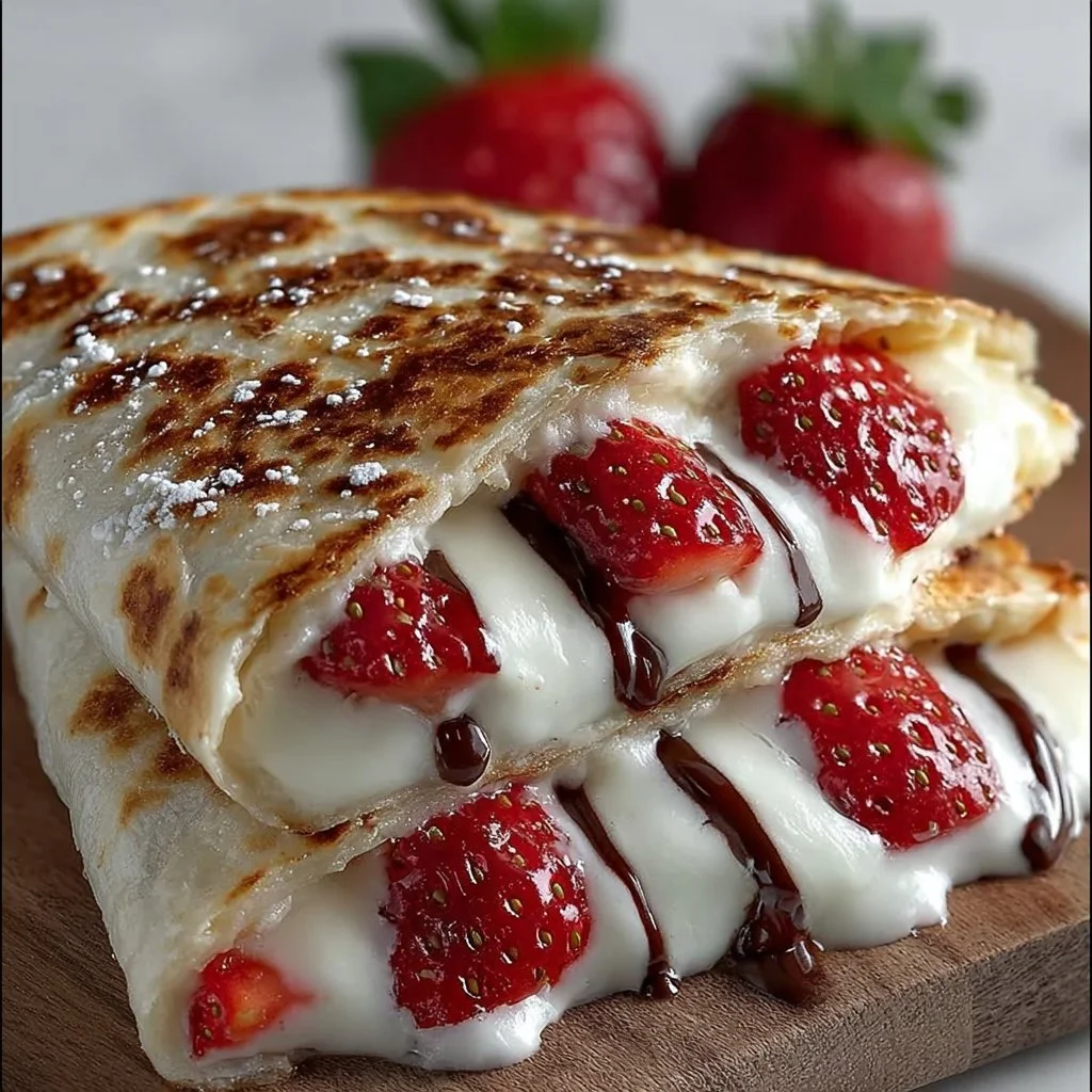 Strawberry Cheesecake Quesadillas