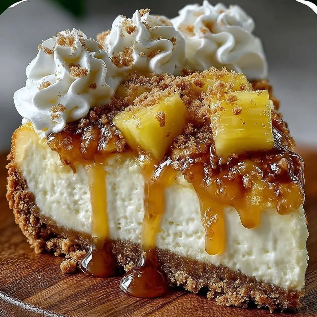 Tropical Pineapple Cheesecake